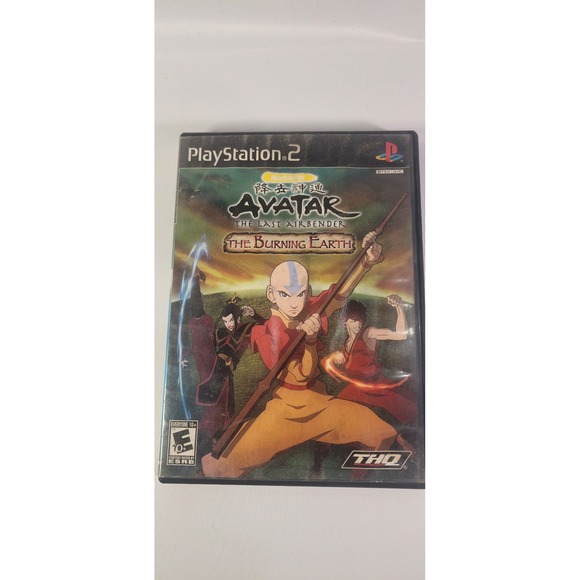 THQ Other - Avatar The Last Airbender The Burning Earth PlayStation 2 PS2 Game THQ NTSC UC